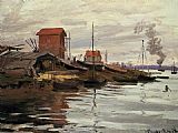 The Seine at Le Petit Gennevilliers by Claude Monet